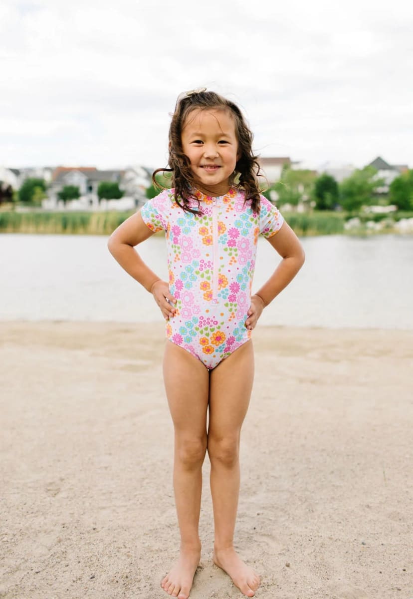 Zoey Swim - Pink Flowers