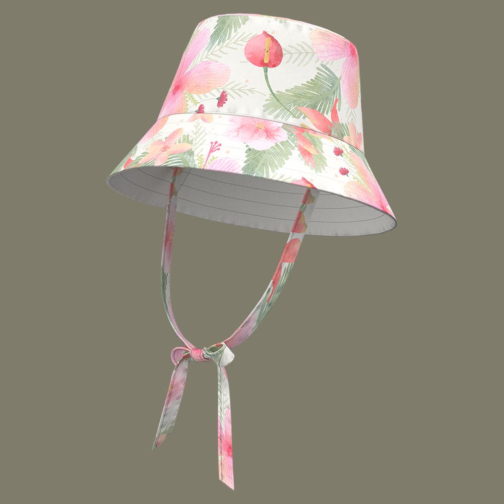 Tropical Flowers Bucket Hat - Tropical Flowers