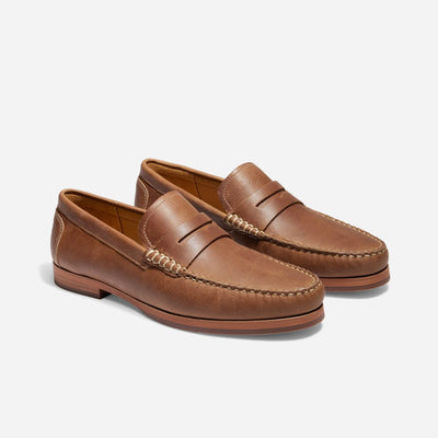 Leo Penny Loafer - Tobacco