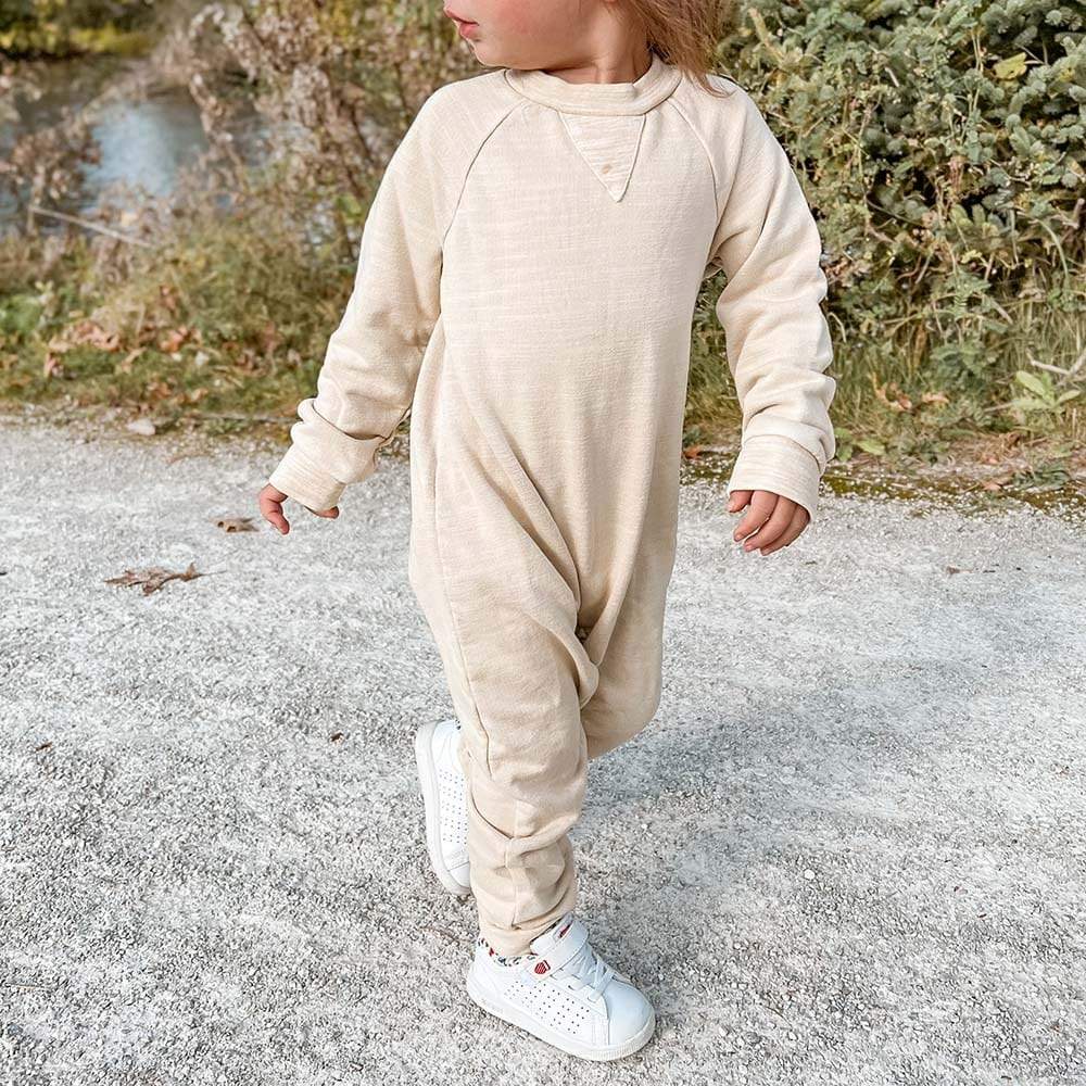 Henry Romper - Oatmeal