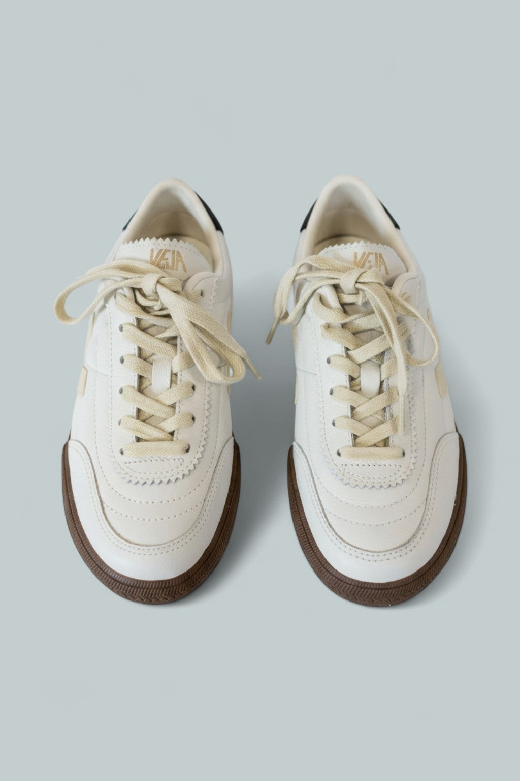 Panenka Leather Trainers - Gray