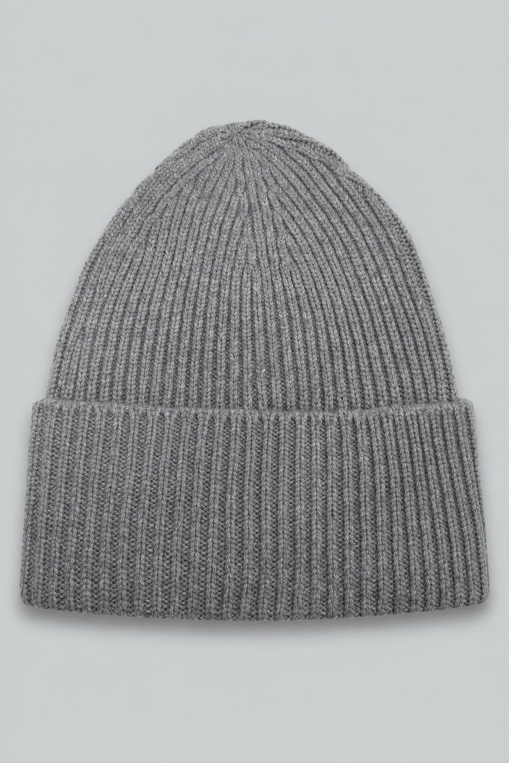 Ribbed Beanie - Heather Gray
