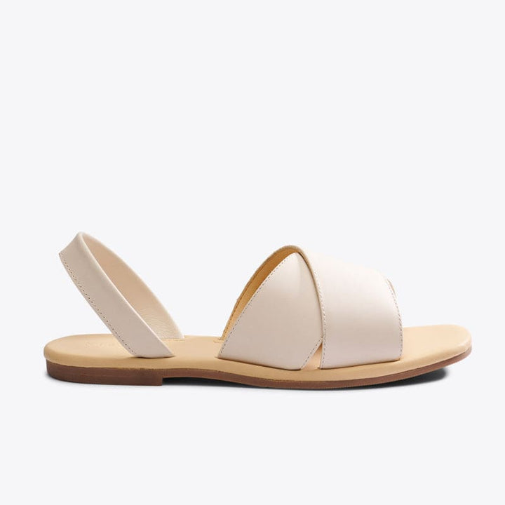 All-Day Cross Strap Sandal - Bone