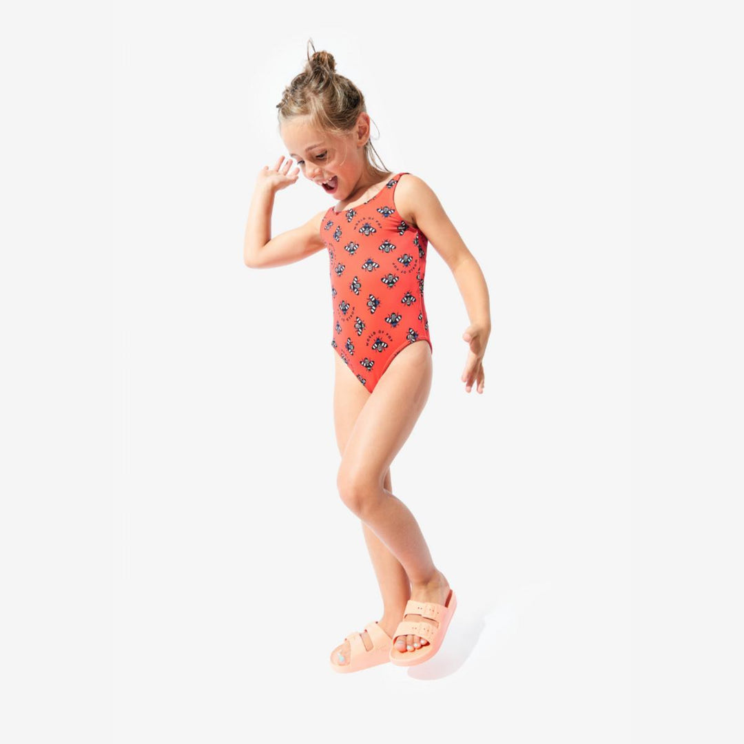 A "Bee Lovers" Printed Swimsuit