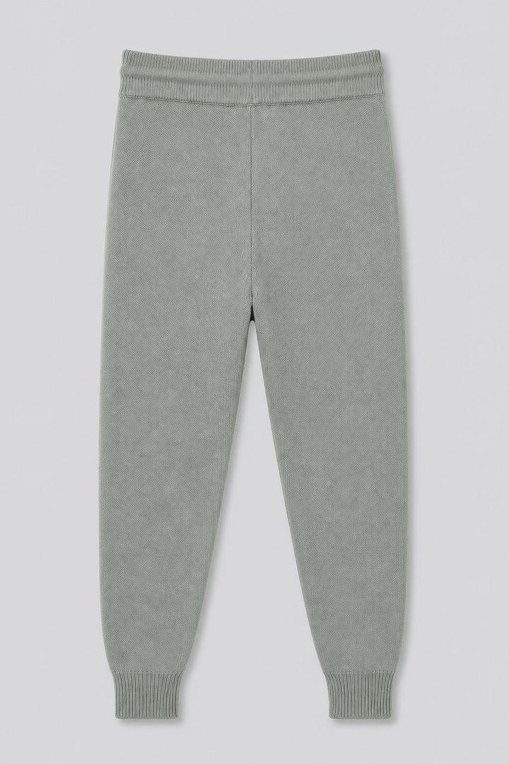Cashmere Blend Joggers - Sage