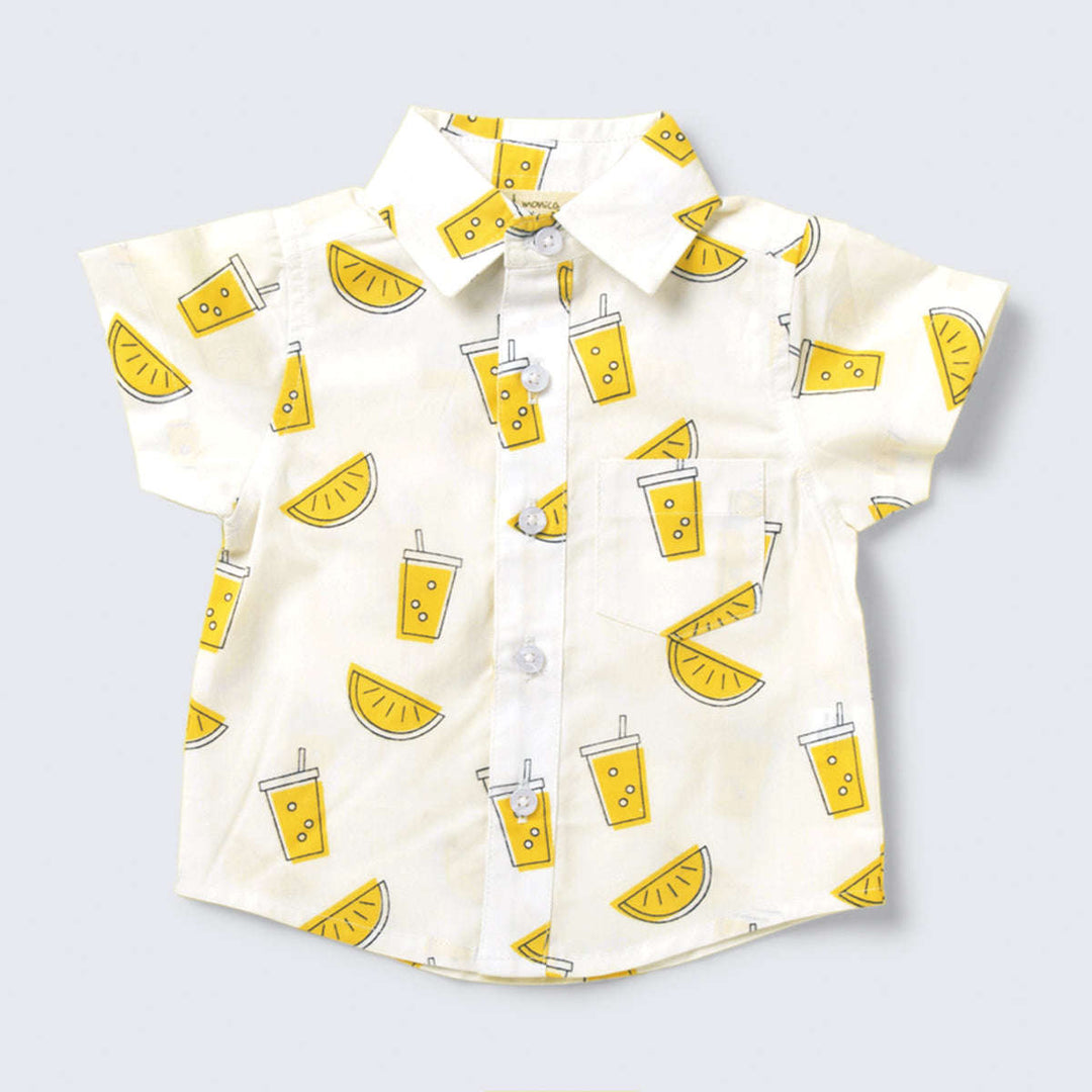 Short Sleeve Oxford Shirt - Lemonade Stand