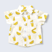 Short Sleeve Oxford Shirt - Lemonade Stand