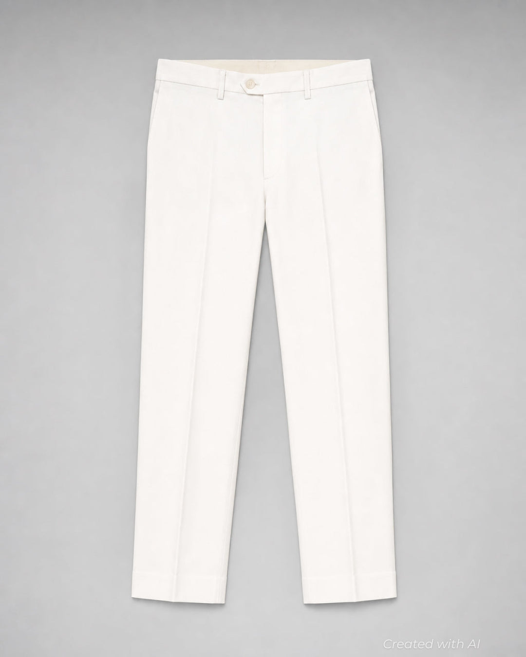 5-Pocket White Jean Pant - White - 32 - Jeans