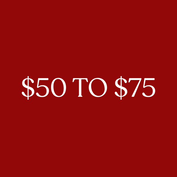 $50 to $75