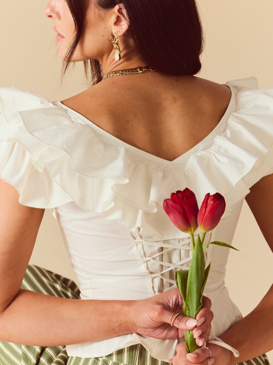 Pop Top - White