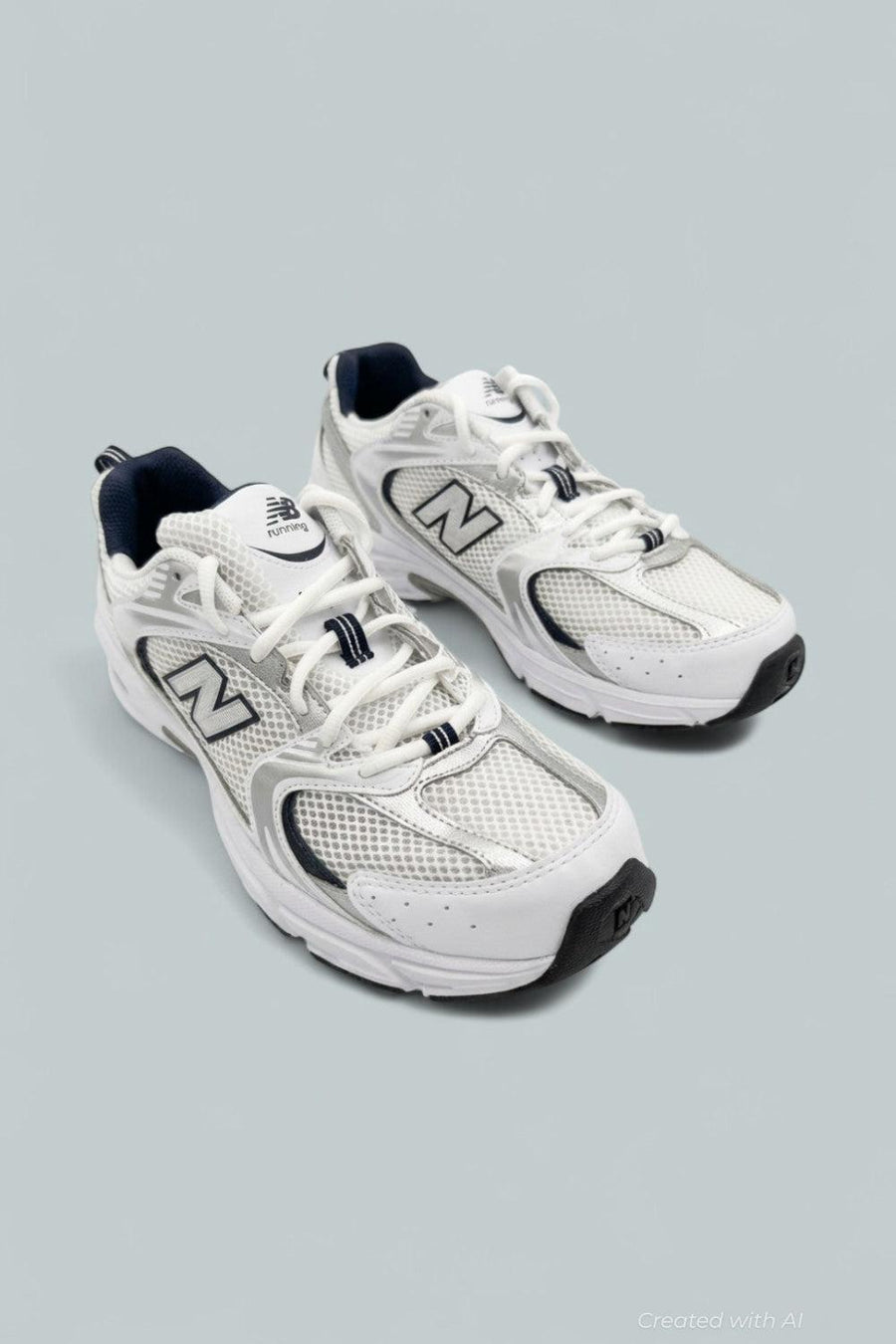 530 Sneakers - White/Blue - 9 - Sneaker