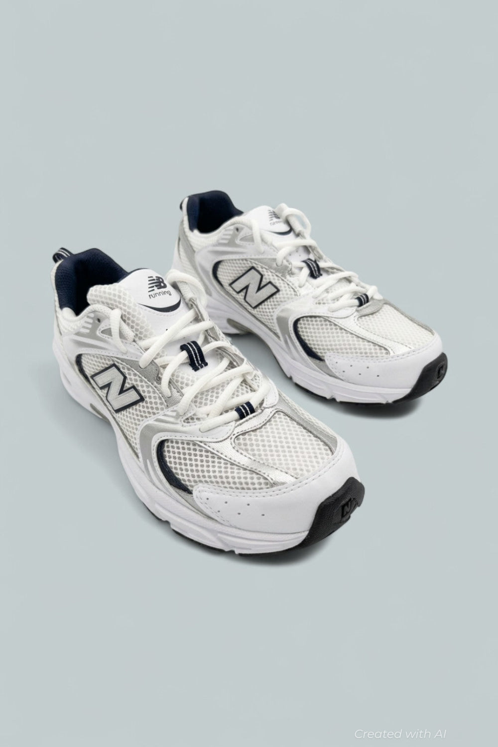 530 Sneakers - White/Blue - 9 - Sneaker