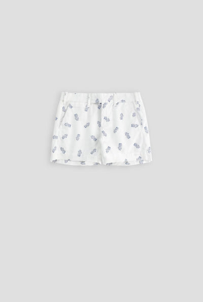 Pina Colada Print 4" Short - White Pina Colada