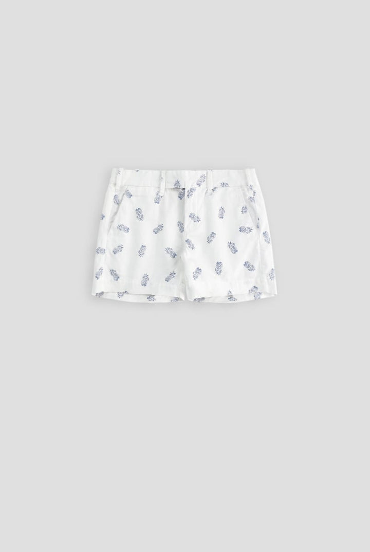 Pina Colada Print 4" Short - White Pina Colada