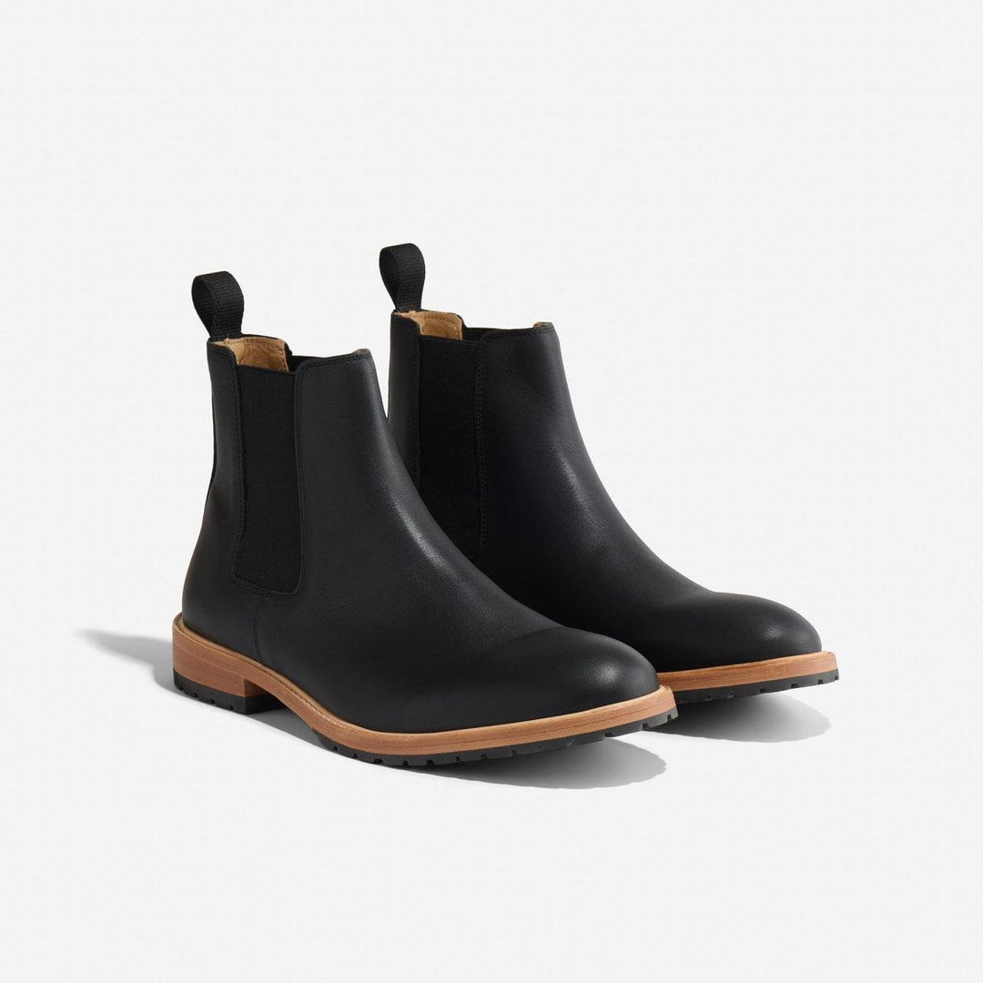 Nisolo Men's Marco Everyday Chelsea Boot - Black - Imperfect Boots Surprise Box