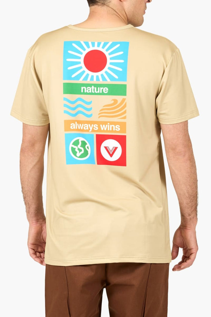 Aqua Terra Balance Tee - Khaki