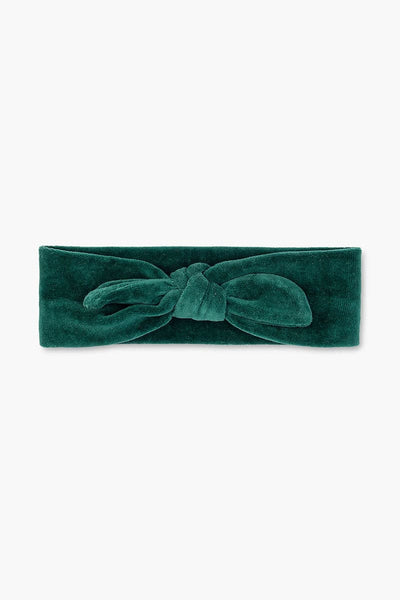 Velour Headband - Green