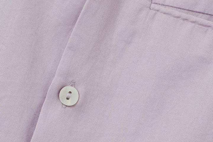Baby LS Organic Cotton Woven Collared Shirt - Lavender