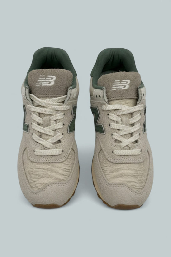 574 Sneakers - Calcium/New Spruce - US M 5.5 / US W 7 - Sneaker