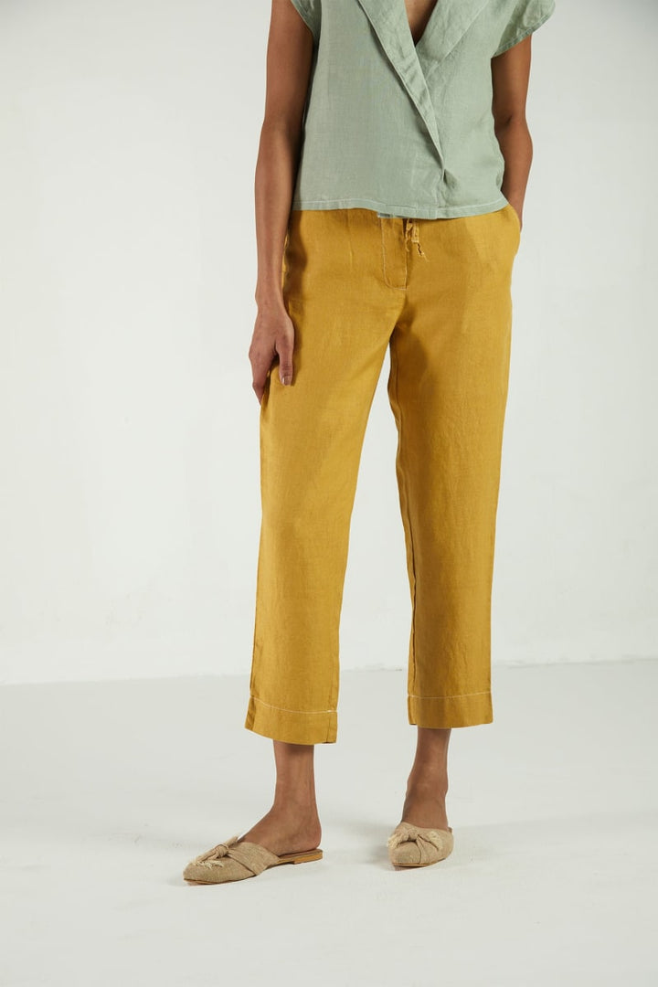 The Goes With Everything Tuscan Pant - Tuscan Sun