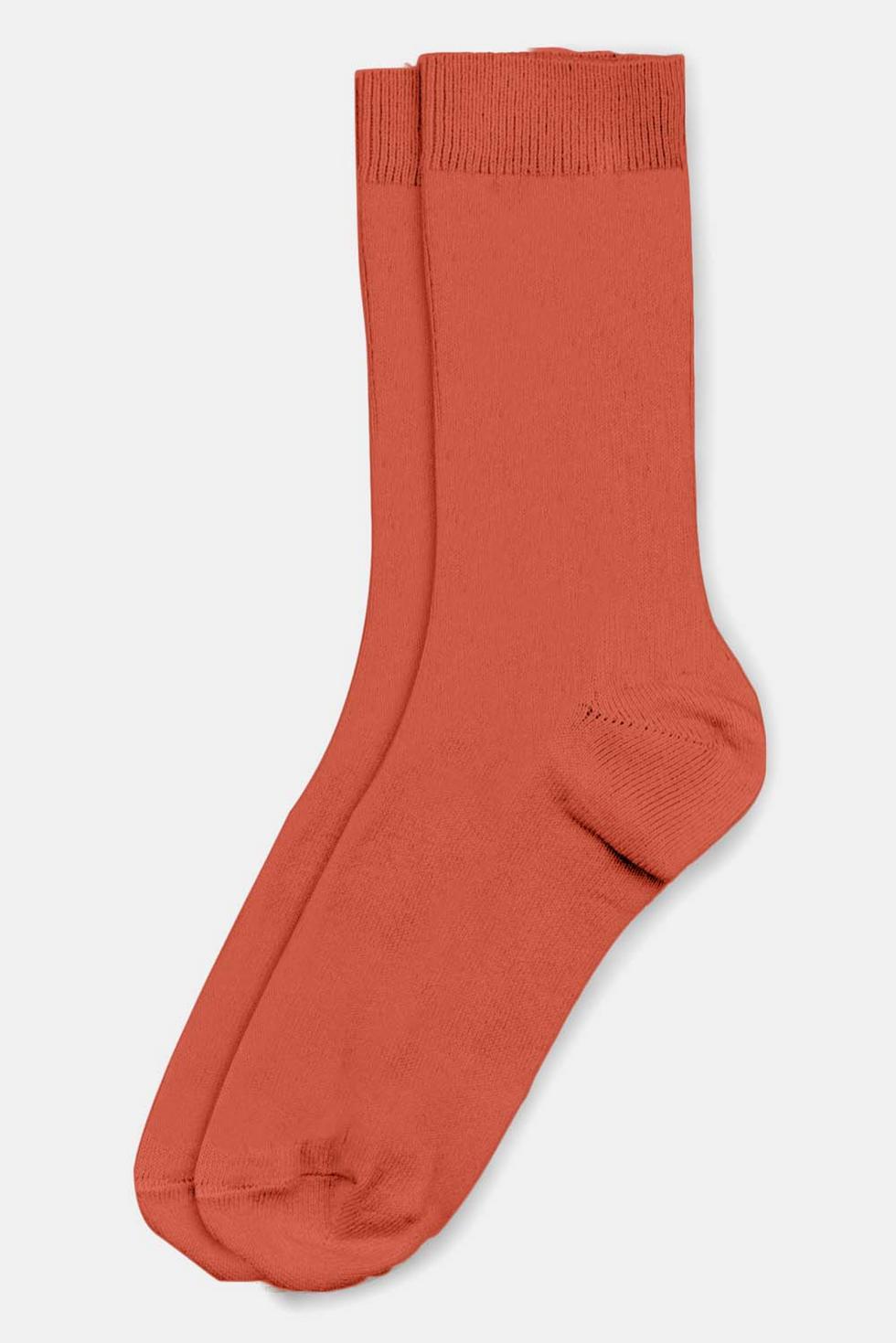 Organic anklet socks - Coral
