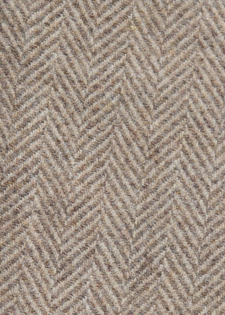 Wool & Cashmere Bone Flannel Trouser - Mink