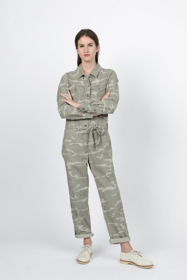 Camo Pilot Jumpsuit - Two Tone Camouflage