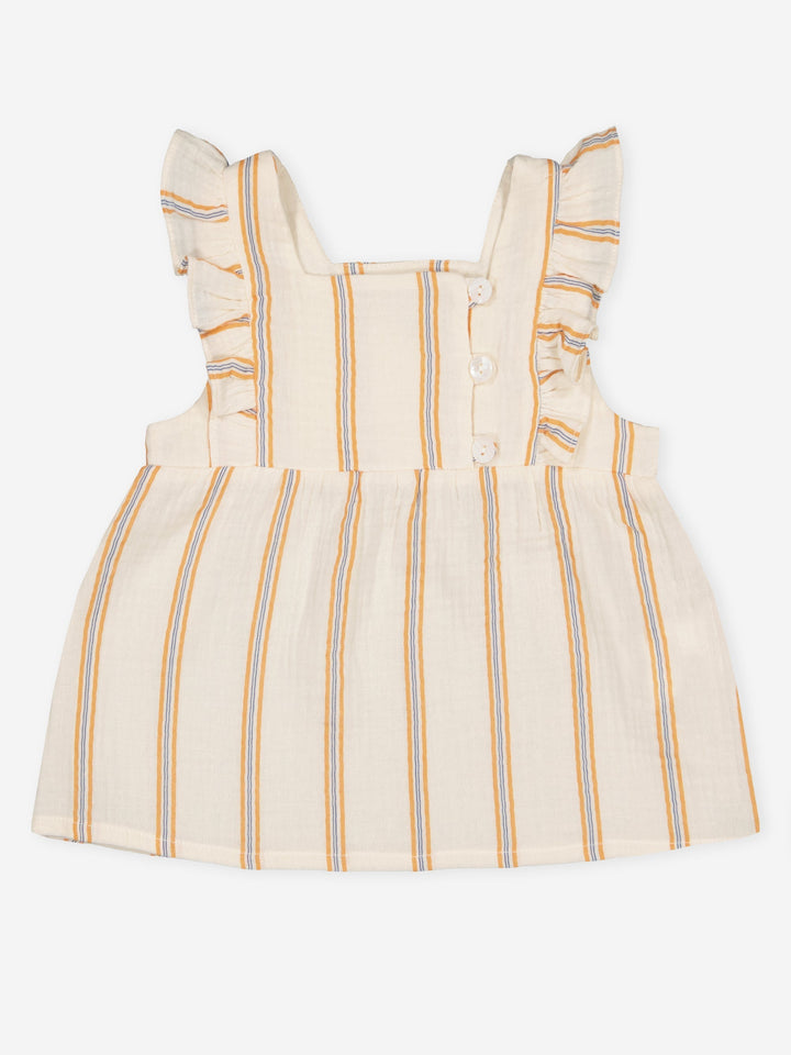 Laurette Striped Top - Mango