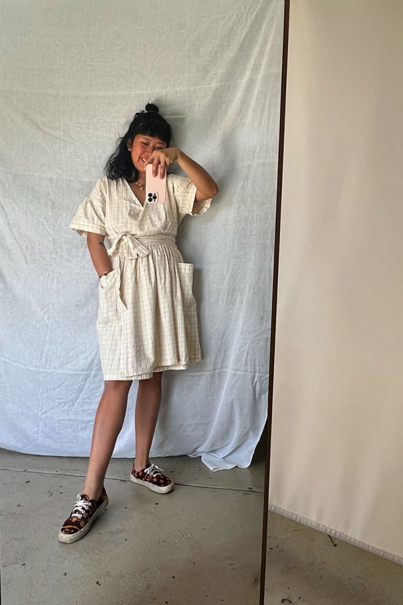 Maï Wrap Dress - Canary