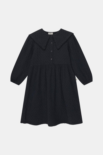 Organic gauze dress - Dark grey