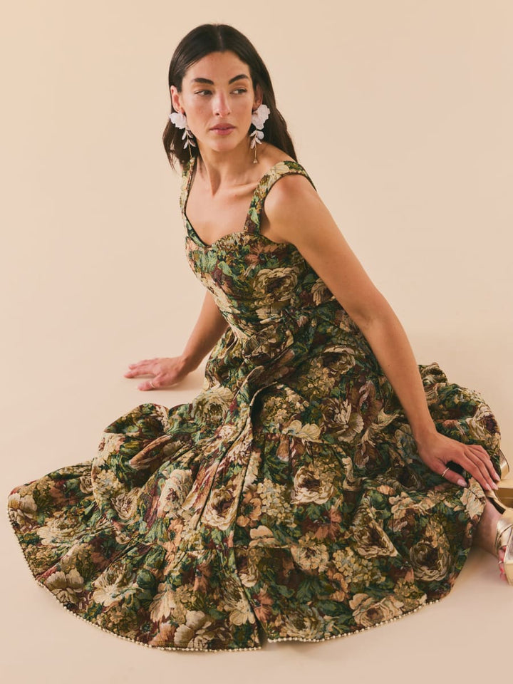 Tracy Set - Flora Floral Jacquard