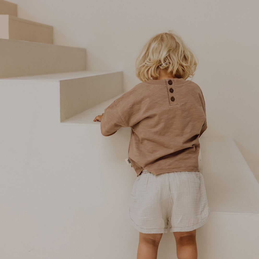 Gauze Shorts - Stone