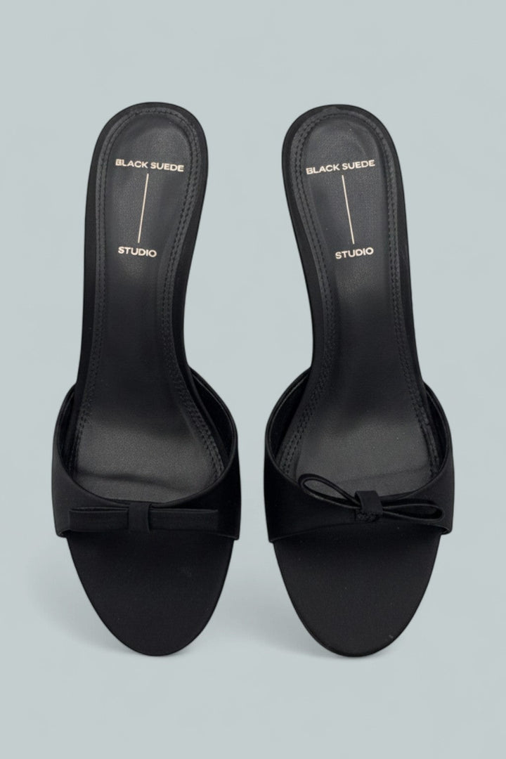 Albie 65 Mule Sandals - Black