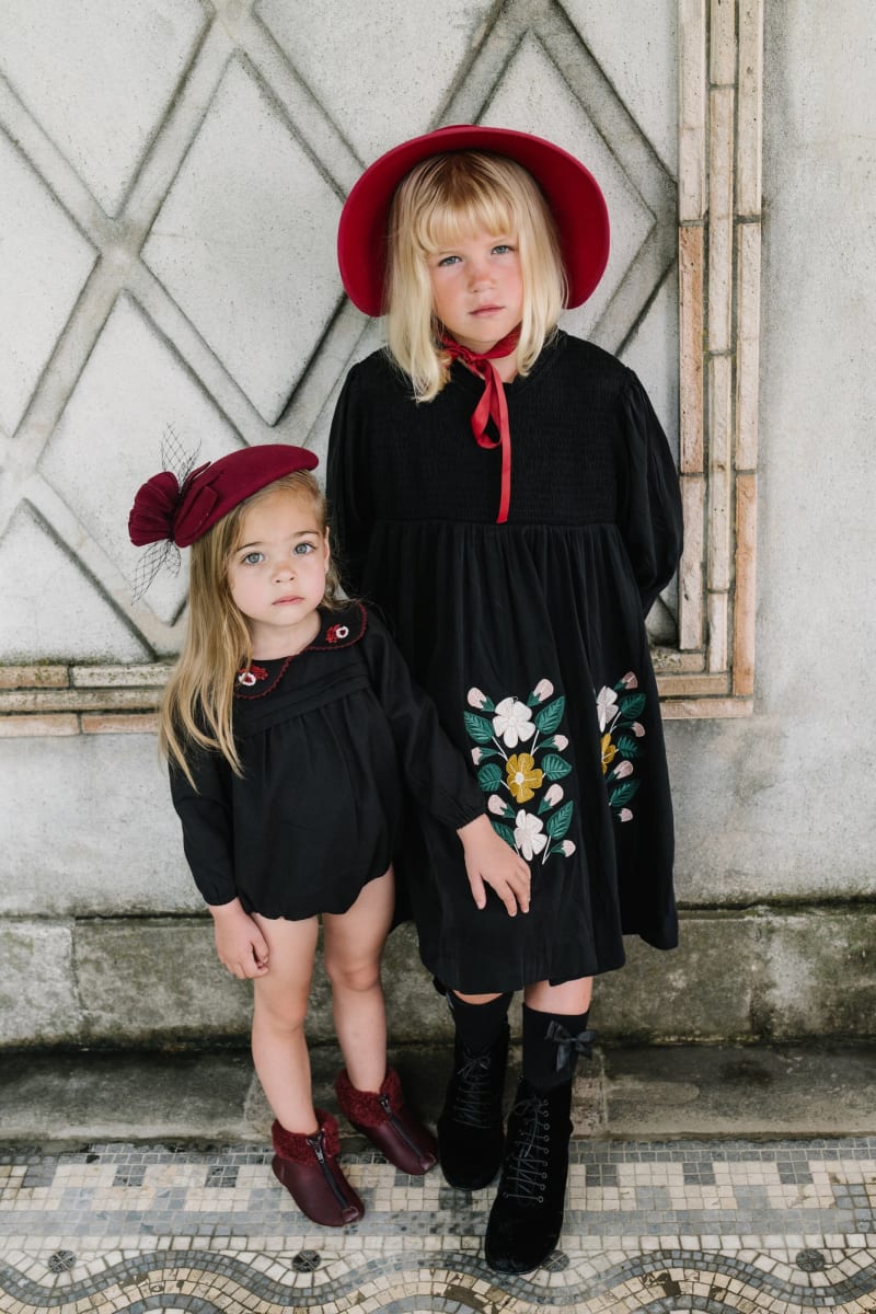 Marcella Romper - Black