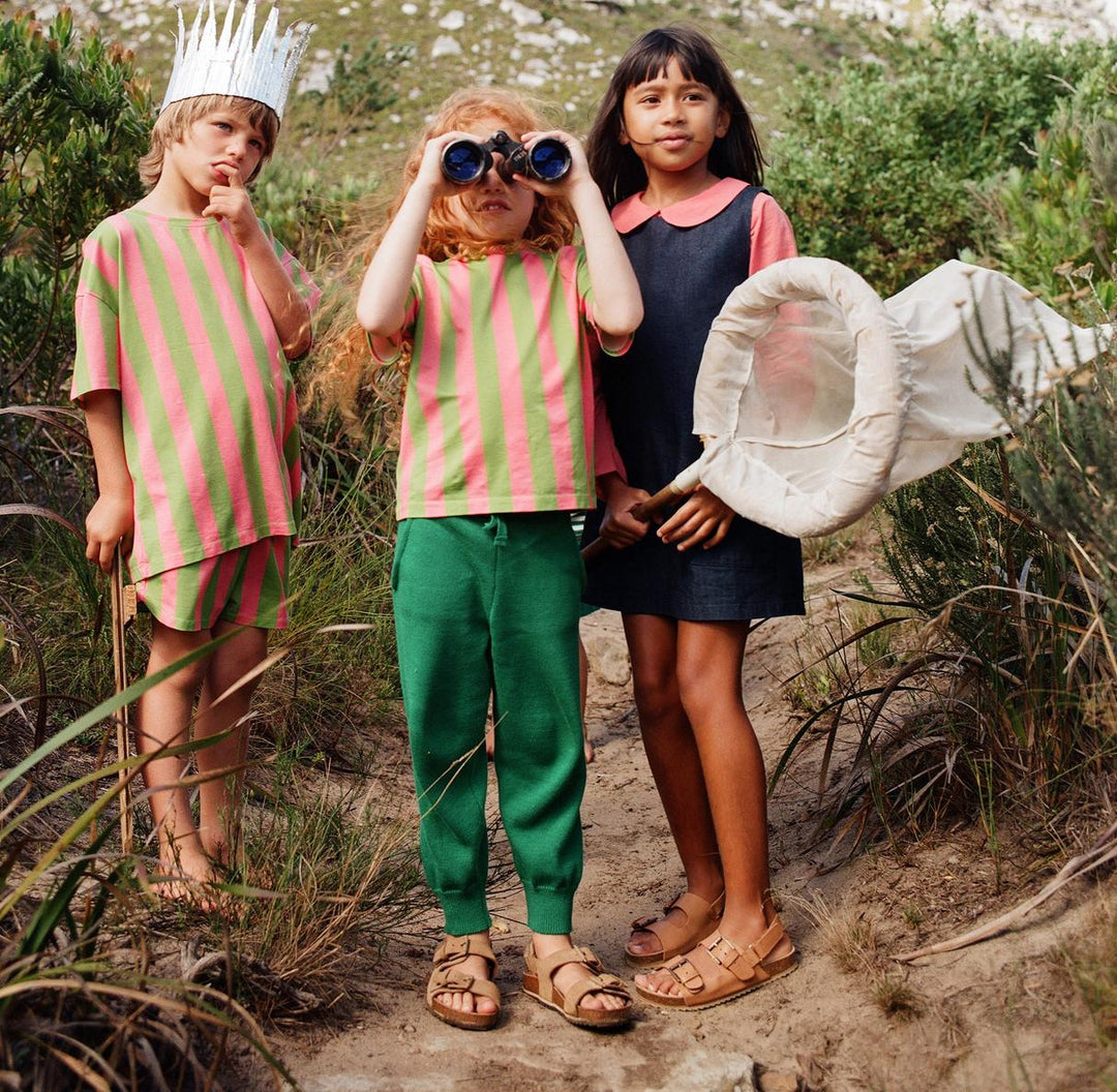 Baby Organic Denim Dress - Blue