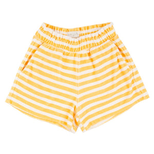 Ava Shorts - Yellow Stripe