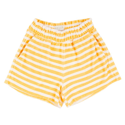 Ava Shorts - Yellow Stripe