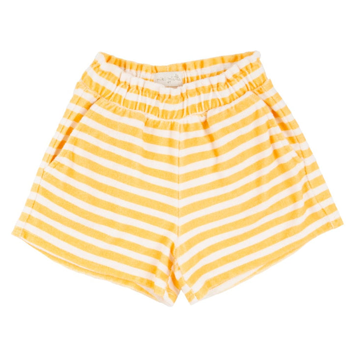 Ava Shorts - Yellow Stripe