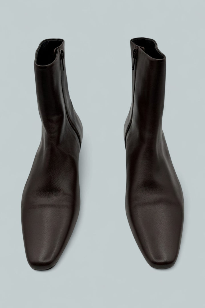 Women's Wally Flat Ankle Boots - Espresso