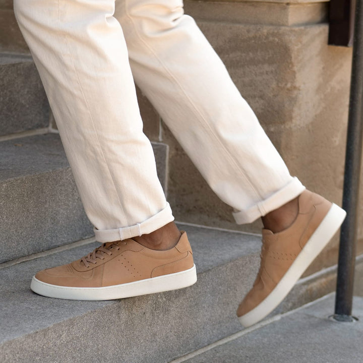Men's Beto Go-To Court Sneaker - Almond