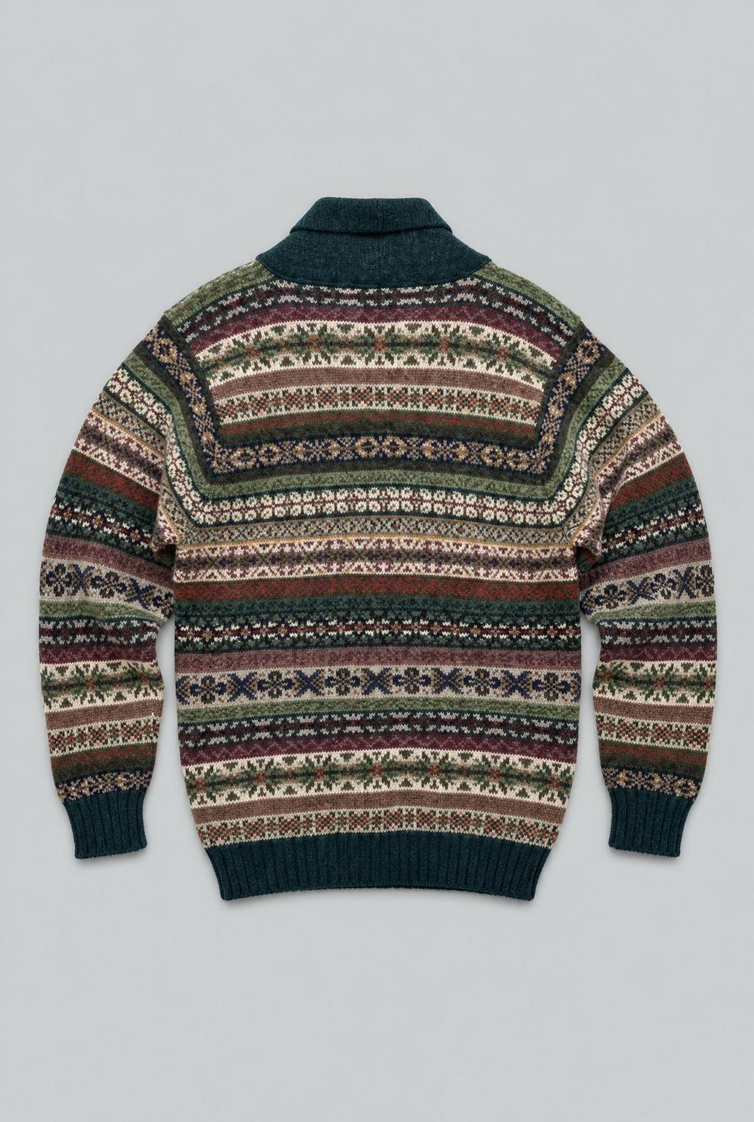 Fair Isle Sweater - Olive/Multi