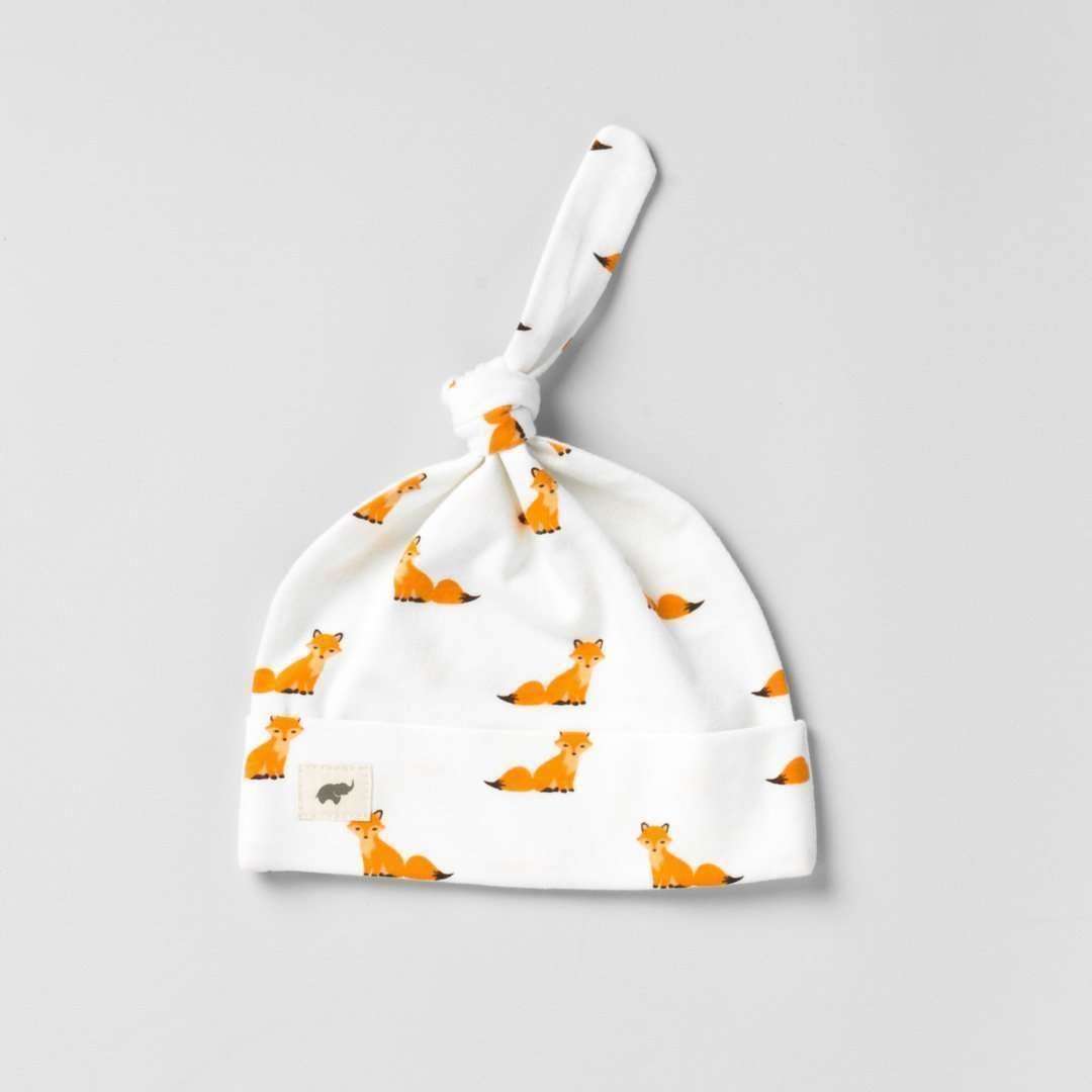 Top Knot Cap - Fox Tails