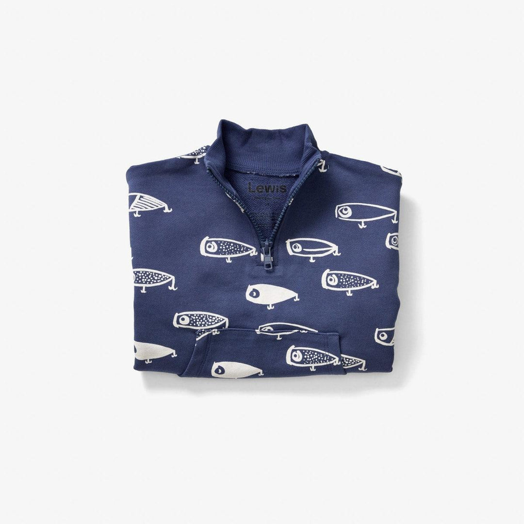 Quarter Zip - Lure Denim