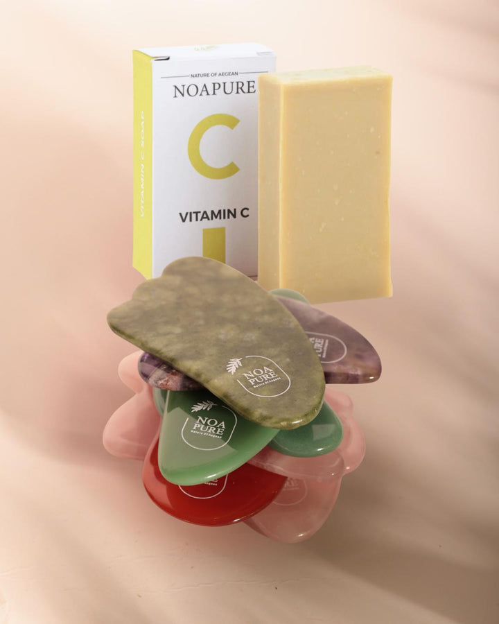 Gua Sha Stone + Facial Soap Bundle