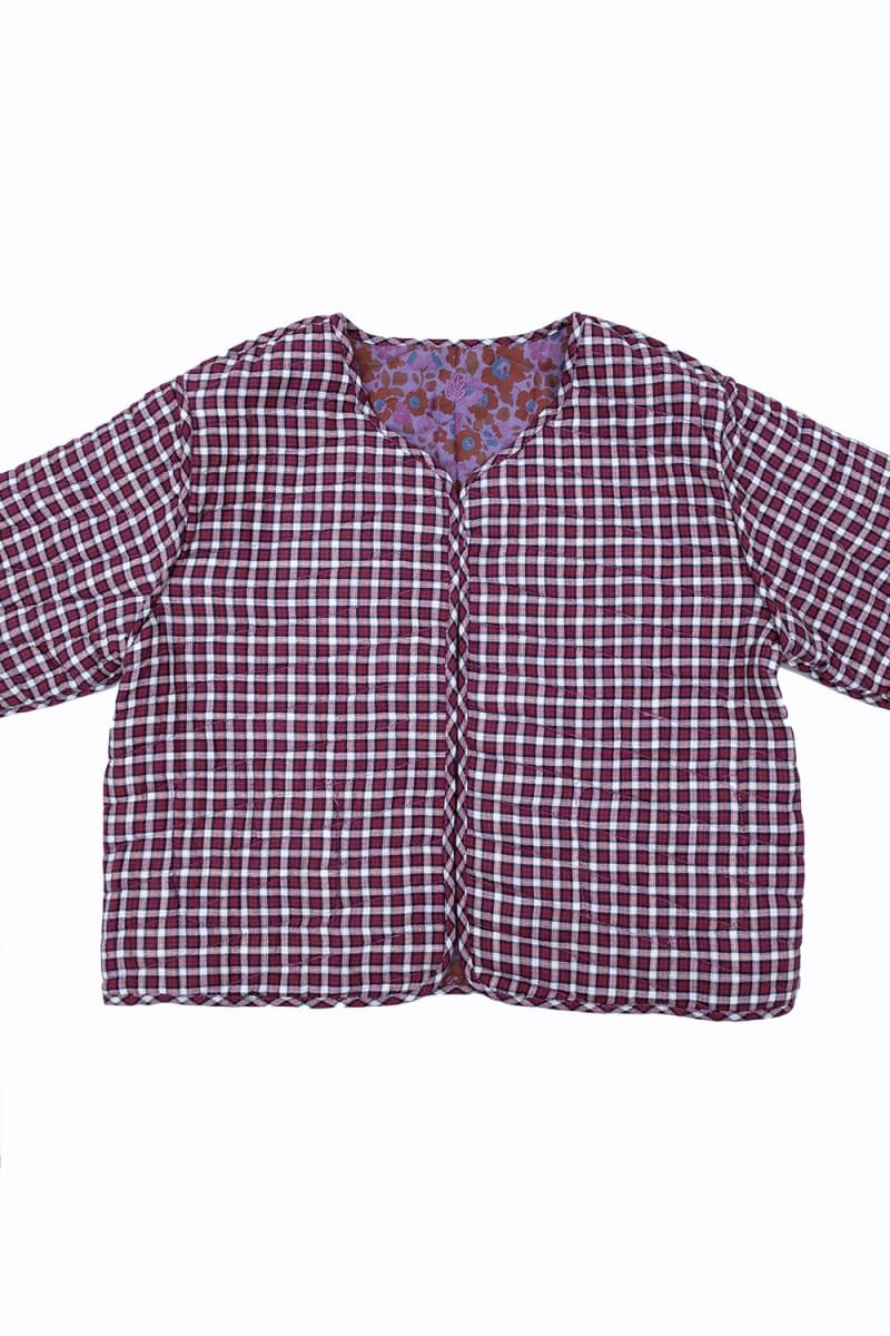 Purple Liberty Quilted Children's Jacket