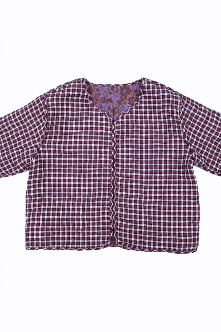 Purple Liberty Quilted Children's Jacket