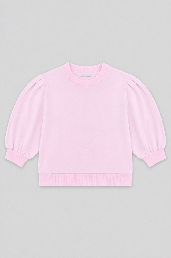 Mandi Cropped Sweatshirt - Pink