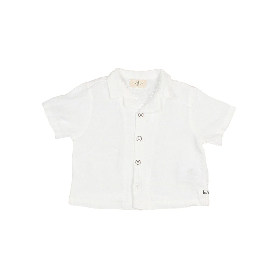 Baby Linen Shirt White
