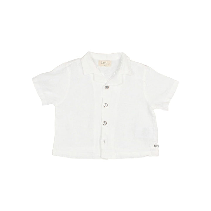 Baby Linen Shirt White