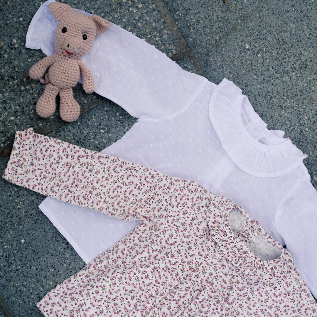 Plumeti Blouse - White